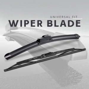 TIGERAUTO Honda CRV 2002 to 2006 21" + 20" Car Windshield Wiper Blade Set Pair - BEAM or FRAME Banana Frameless Design Aluminum Framed Auto Windshield Substitute ABS Plastic Universal Frontshield Wiper Heavy Duty Silent Grade Silicone Rubber