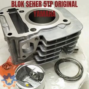 Blok Seher Set Yamaha 5TP JUPITER Z BURHAN VEGA R NEW KUALITAS ORISINIL ASLI YGP RING PISTON BELOK