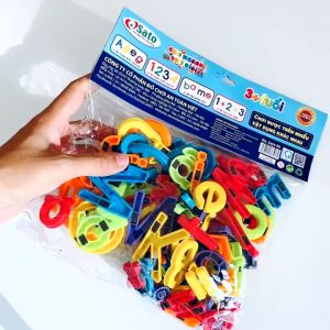 [Sato] Bộ Chữ Và Số Nam Châm Tổng Hợp Sato96 93 Chi Tiết Đồ Chơi Giáo Dục Trẻ Em Học Toán Văn Chữ Số Cho Bé Tư Duy