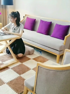 Plush Puzzle Floor Mat Puzzle Mat Thickened Material Tikar Lantai Teka-Teki Mewah Multi-Color Combination Design