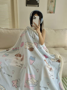 Thickened Winter A-Class Milk Velvet Lamb Velvet Blanket Cute Girl Heart Nap Blanket Sofa Blanket Four Seasons Universal