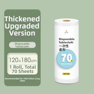 Disposable Thickened Waterproof Oil-Resistant Tablecloth Large Roll