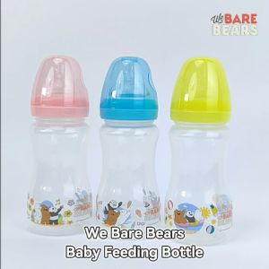 We Bare Bears 5oz/150ml / 9oz/275ml Botol Susu Bayi / Wide Neck Baby Feeding Milk PP Bottle BPA Free 30434 30435 WBB