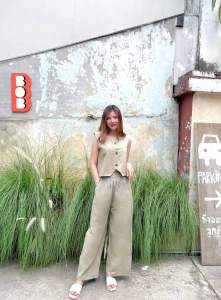 V-neck เสื้อคอวีกระดุมหน้า ผ้าฝ้าย เสื้อผ้าฝ้าย