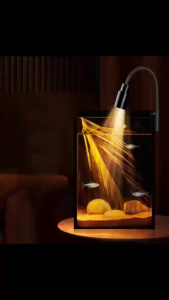 [COD] 3 สี โคมไฟตู้ปลา LED 3W USB ไฟเลี้ยงตู้ปลา ซูมได้ กันน้ํา สําหรับตกแต่งตู้ปลา การหมุน 360° การหรี่แสง