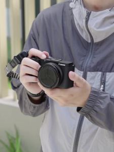 JJC | JJC Auto Lens Cap Cover for Canon PowerShot V1 Vlog Camera Canon V1 Lens Protector Canon PowerShot V1 Vlog Shooting Accessories