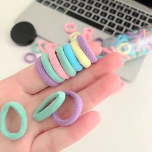 (3 PCS) IKAT RAMBUT KOREA DONUT MINI ELASTIS WARNA WARNI MURAH AWET IMPORT