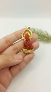 Mặt Phật Bà Quan Âm Thạch Anh Đỏ