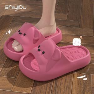 Dép Đế Dày Dễ Thương Cho Nữ Mùa Hè Mới Trong Nhà Chống Trượt Dép Đi Trong Nhà Cho Nam Đế EVA Thoải Mái Thoáng Khí