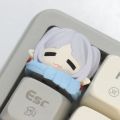 Beyond Journey's End Anime Keycaps Cute Resin Artisan Keycap Frieren Phelan Cherry Profile Keycaps for Mechanical Keyboard Gifts. 