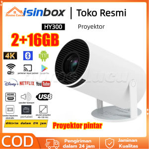 2024 New P1 HY300 5.0 2+16GB Smart Proyektor Android 11.0 4K UHD WiFi6 Bluetooth