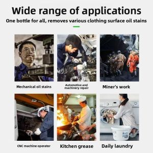 MONLEYTA | Powerful Oil Stain Removal Industrial Heavy Oil Contaminated Laundry Powder For Work Uniforms 20kg Large Barrel Factory Wholesale Home Use