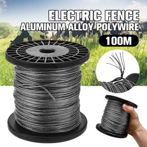 Fence Insulator / Aluminum Electric Fence Wire for Garden Fence Electric Fence Chicken Wire Fence