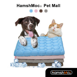 HamshMoc Breathable Pet Matting Cooling Summer Dog Mattress Ice Cold Comfortable Durable Dog Cushion Bed Pets Accessories