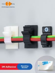 POWER&STRONG | Wall Mount Self-Adhesive Cable Organizer