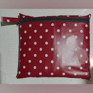 jas hujan motif polkadot jas hujan model setelan ukuran dewasa