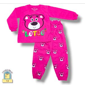 SETELAN BAJU TIDUR ANAK PEREMPUAN tangan panjang LOTSO
