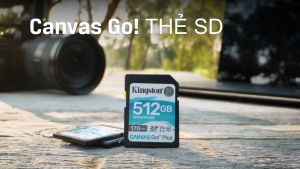 Thẻ nhớ SD Kingston Canvas Go Plus V30 170mb/s cho DSLR camera không gương lật và sản xuất video 4K/8K