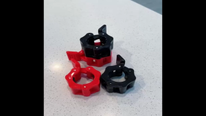 2Pcs 1in Barbell Clamps Standard Dumbbell Collars ABS Weights Bar Plates Lock Clips Great for Gym Fitness Training