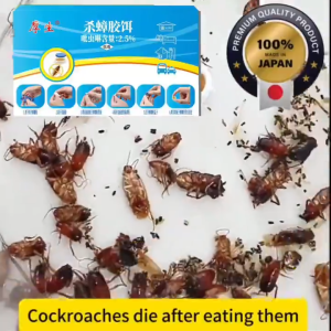 24Pcs Imported From Japan Cockroach Killer Powerful 48 Capsules Cockroach Killer Gel Safe Non-toxic
