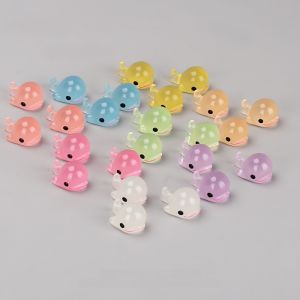 Mini Glowing Dolphin Whale Model Toy Decoration Luminous Figurine Small Display Item Simulation Ocean Animal Plaything for Kids