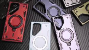 Heavy-duty Ring Holder Shockproof Armor Phone Case For Samsung S26 Ultra S25 FE S24 S23 Plus A57 A56 Kickstand Protection Cover