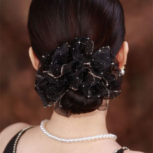 Large Hair Band High Elastic Golden Edge Headdress Elegant Headband Hair Accessories