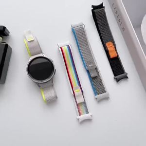 2PCS 20mm Band For Samsung Galaxy Watch 3 4 Classic 5 Pro Active 2/Gear S3 Nylon Loop Correa Bracelet Huawei Watch GT3 Pro Strap