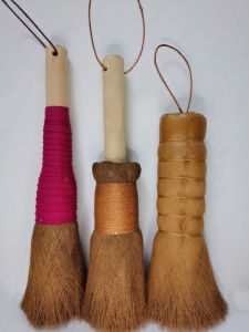 Soft Bristle Coconut Fiber Scrubber Kitchen Dishwashing Brush Non-Stick Pan Cleaner Stove Top Cleaning Pot Sweeper