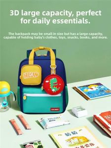 MONLEYTA | Authentic Sun Yat-Sen Backpack Primary School Students Grade Two To Six Boys And Girls Spine Protection Double Shoulder Backpack