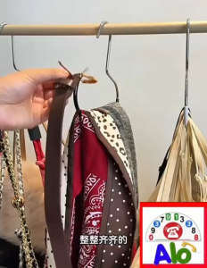 Móc Treo Quần Áo Móc Kẹp Phơi Đồ Móc Treo Túi Xách Mũ Nón Tiết Kiệm Diện Tích