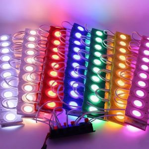 20 ชิ้น/แพ็ค โมดูลไฟ LED แบบวงกลม 12V ขายส่ง ไฟ COB สำหรับป้ายโฆษณารถยนต์ ป้ายไฟด้านหลังร้านค้า ป้ายไฟบาร์ ป้ายแบนเนอร์ กันน้ำ IP65