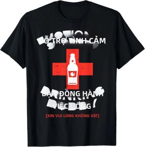 Áo Thun Nữ In Hình Bia Ngộ Nghĩnh Mùa Hè Tay Ngắn Giản Dị Hỗ Trợ Cảm Xúc Uống Rượu Bạn Bè Quà Tặng Cho Nam Và Nữ