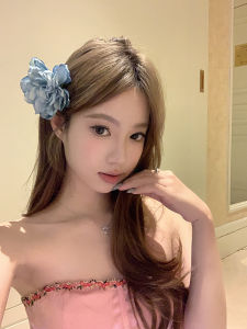 Thương Hiệu Trà Đào Ngày Xuân Cảm Giác Mát Mẻ Màu Nguyên Chất Hoa Kẹp Bên Hông Cho Phụ Nữ Nhật Bản Và Hàn Quốc Phụ Kiện Tóc Phong Cách