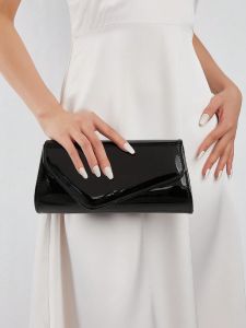 กระเป๋าคลัทช์สีทึบหรูหรา กระเป๋าถือลายโรแมนติก และกระเป๋าสะพายข้าง เหมาะสำหรับพนักงานออฟฟิศในการเดินทาง