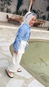 Celana Kulot Anak Cewek Kulot Anak Scuba Celana Anak Murah Neeca Kiddos Size 6 8 10 12 14 Years