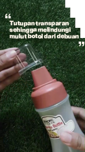 Botol Kecap Tempat Saus Sambal Minyak 350ML Botol  Penyimpanan Serbaguna Bahan Plastik  Lima Lubang