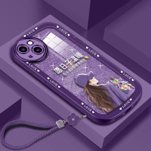 Creative Silicone Phone Case for  14 pro Max 14 plus Womens Fashion Protective Cover Anti-Fall Full Lens Protection Luxury Feel