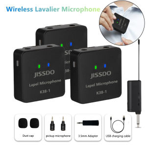 JISSDO Wireless Lavalier VHF Microphone Anchor Speech Teaching Outdoor Karaoke Equipment Full Set Of Wireless Microphones