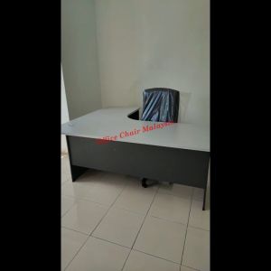 L-Shape Office Table / Study Table / Study Desk / Writing Table / Meja Pejabat /Meja Office (Free Delivery Klang Valley)