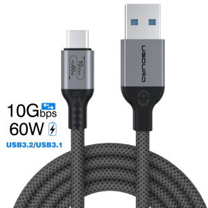Cáp UGOURD USB-C Sang USB-A 3.2 Gen2 10Gbps Dây Truyền Dữ Liệu Sạc Nhanh Cho HUB SSD PC - Cáp Type-C Sang Type-A PD60W