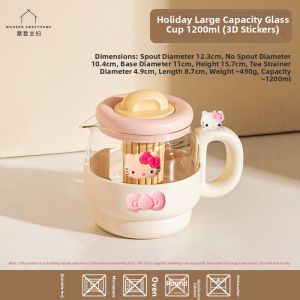 MODERN SWEETHOME | High Temperature Resistant Separable Tea Water Glass Cup