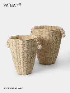 YSINGHOME | Multifunctional Handcrafted Wooden Laundry Basket