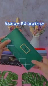KAHASIL Dompet Wanita Panjang Bahan Kulit PU Leather KHDP32
