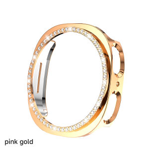 PC Hollow Protective Case for Samsung Galaxy Watch 9 40mm 44mm Hard Bumper Diamond Cover for Galaxy Watch 8 Protector Shell