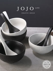 Creative Frosted Small Soup Spoon Dining Utensils Home Restaurant Use High Aesthetic Value Ceramic Soup Spoon Dining Set