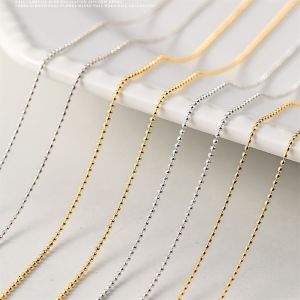Golden Silvery Chain Nail Decor - DIY Beaded Chain Nail Art for Japanese/Korean Style Manicures (Salon-Grade Nail Jewelry)