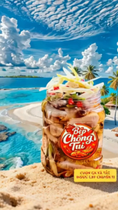 Chân gà ngâm xả tắc Bếp Chồng Tui - chua cay chuẩn vị