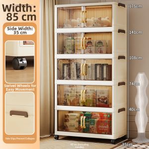 Living Room Storage Cabinet Large Capacity Snack Box No Installation Face Basin Stand