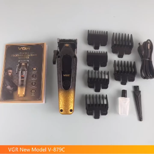 VGR V-879C V-879T 7500rpm Barber Clippers Rechargeable Professional Hair Clipper for Men